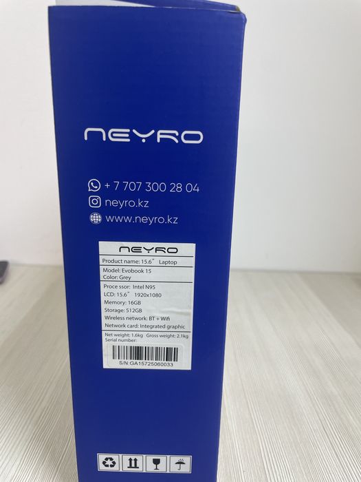 Ноутбук Neyro Celeron N5095 Ssd 512gb