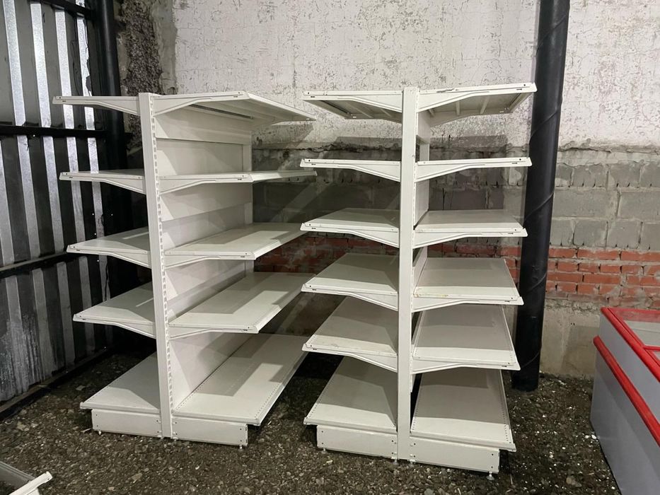 Стеллажи двусторонние б/у