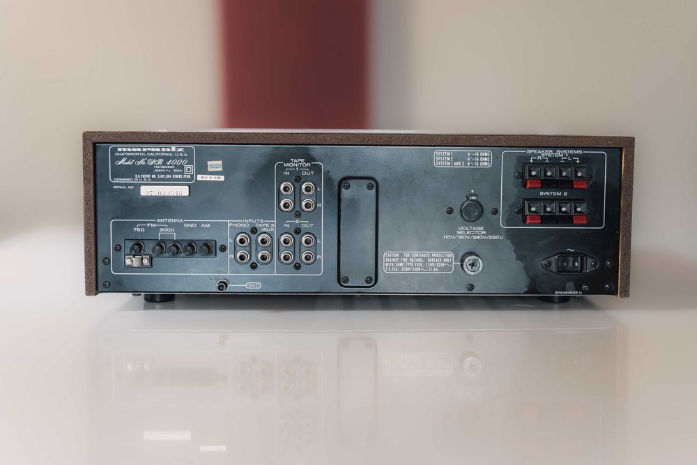 Amplituner Marantz SR4000 2 x 55 W 8ohm Vintage Sunet cald Marantz