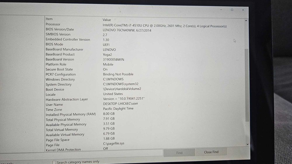 Лаптоп Lenovo Yoga 2 pro