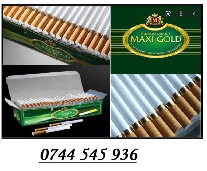 Tuburi tigari, filtre tigari Maxi Gold verde