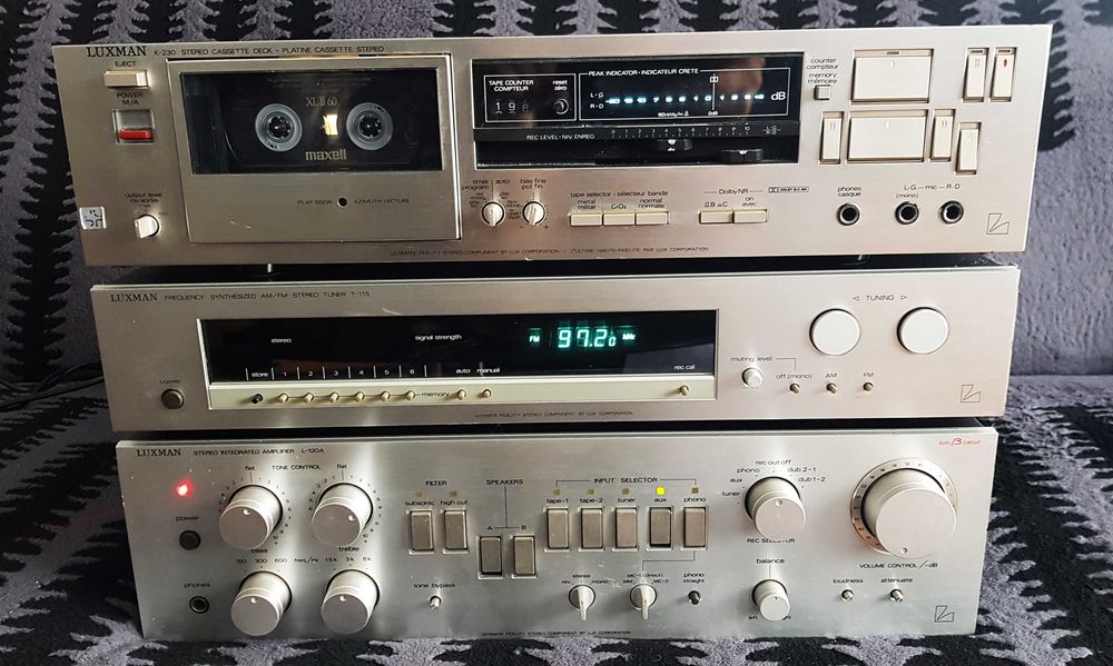 LUXMAN set High-End amplificator L-120A + tuner T-115