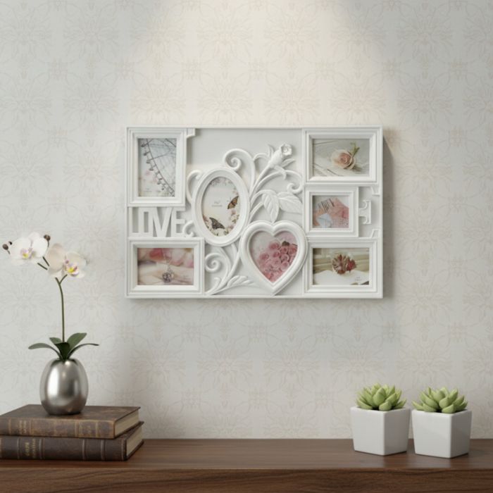 Любовна Феерия – декоративна фоторамка за 7 снимки