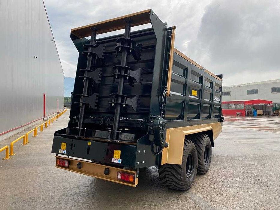 Remorca imprastiat gunoiul 12 tone , mig gunoi, remorca gunoi