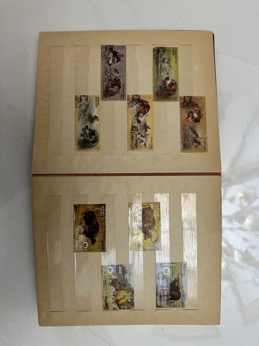 Марки в журнале