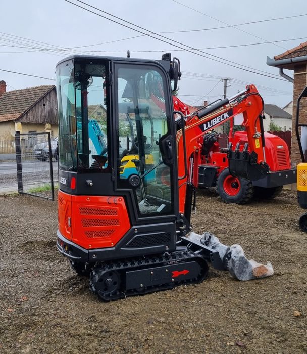 Miniexcavator Lubeck Ex 141 Nou Garantie 2 ani