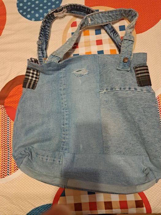 Дънкова торба с подплата