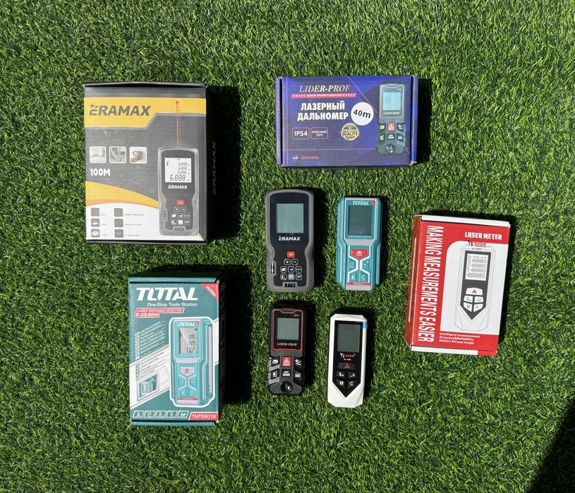 Лазерные дальномеры: 40 м, 60 м, 80 м и 100 м