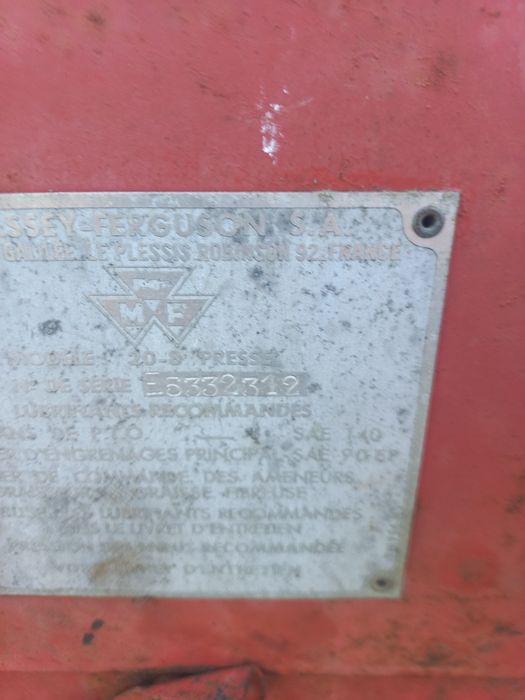 Presa massey ferguson 20-8, schimb cu oi
