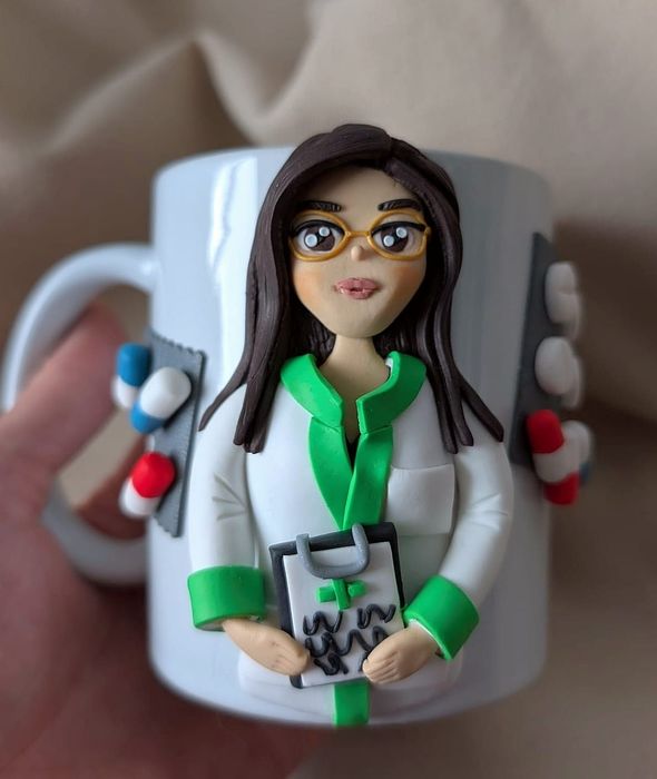 Căni personalizate figurine modelate din lut polimeric (fimo)