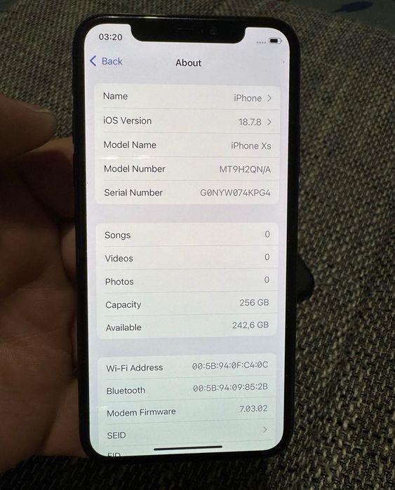 Iphone xs de 256 gb impecabil