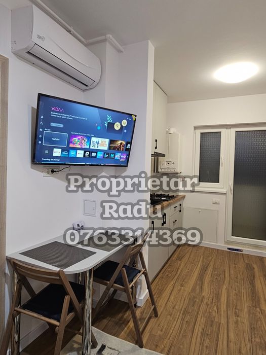 Apartament studio 43mp 650m de metrou, centrală, totul nou