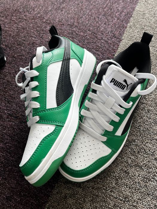 Puma Rebound V6 Low (verde/alb/negru mărime 35.5