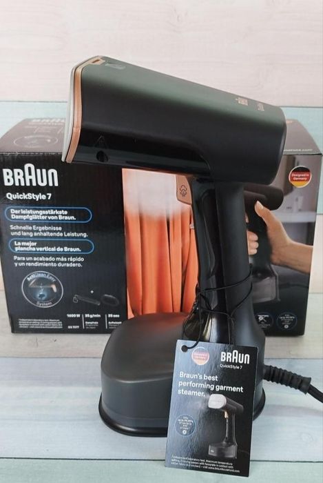 Отпариватель для одежды Braun GS7077BK (QuickStyle 7)