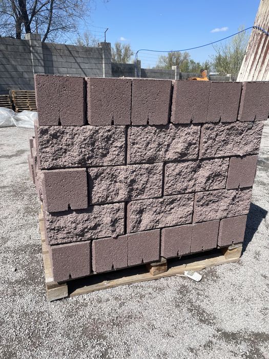 Сплитерный кирпич  Брусчатка Рванный блоки