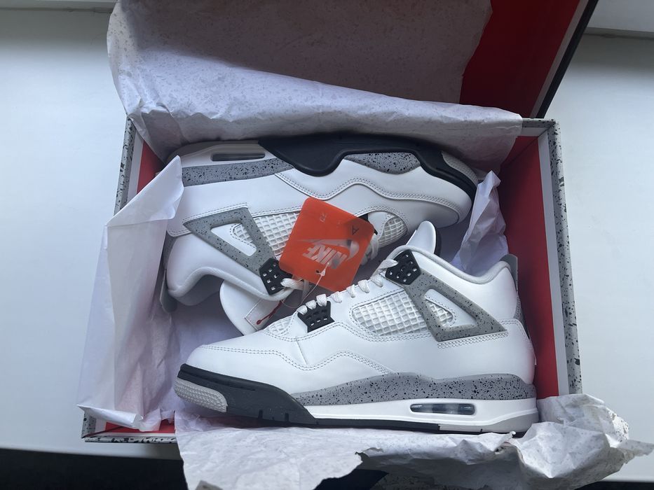 Air Jordan 4 White Cement (44 размер/ US10)