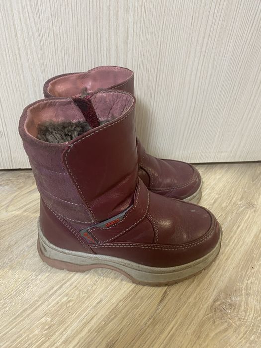 Сапожки детские кожанные