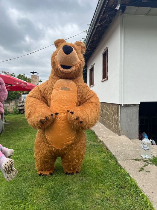 Надуваеми панда и мечока от маша