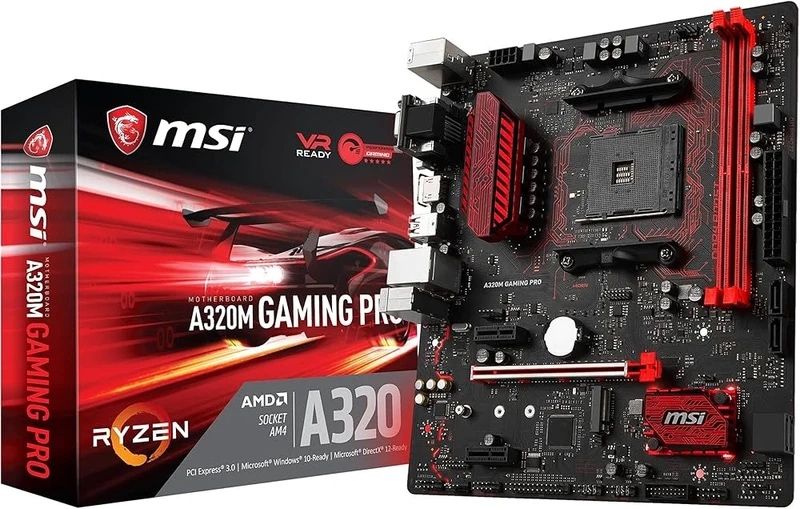 Placa de bază Am4 Msi + Ryzen 1500x