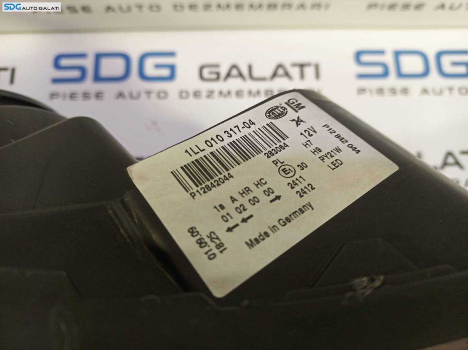 Far Dreapta cu Lupa FARA Xenon Saab 93 9-3 2008 - 2012 Cod P12842044 1LL010317-04 [L1732]