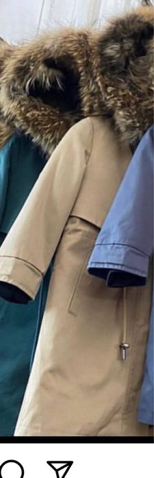 Парка , натуралка 44 размера