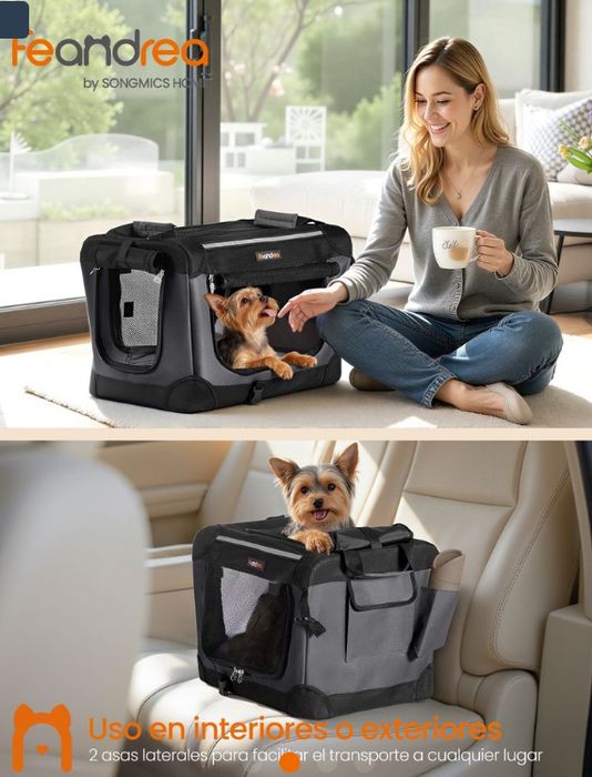 Сгъваема транспортна чанта за малки кучета FEANDREA