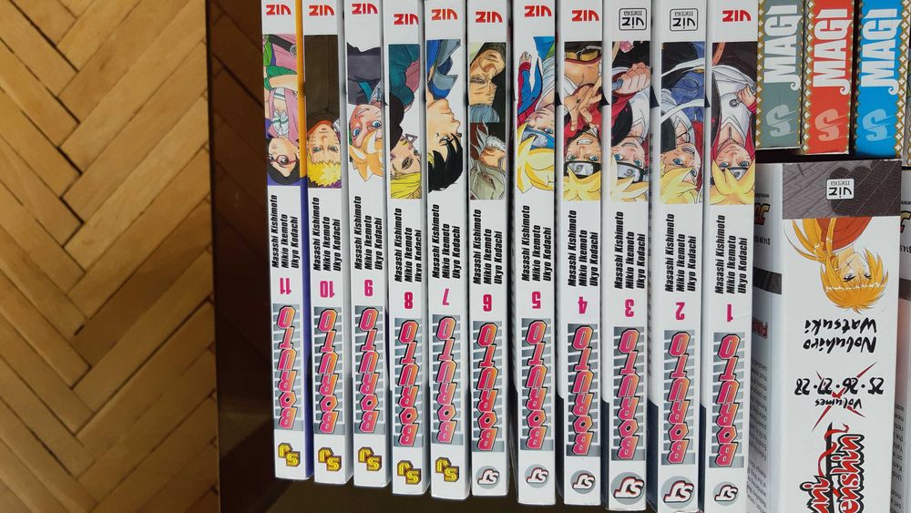 Манга Fullmetal Alchemist, Tokyo Ghoul Re, Boruto, kenshin и други