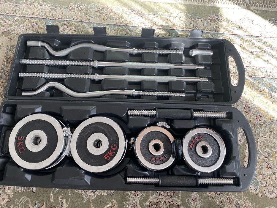 Полный комплект гантел