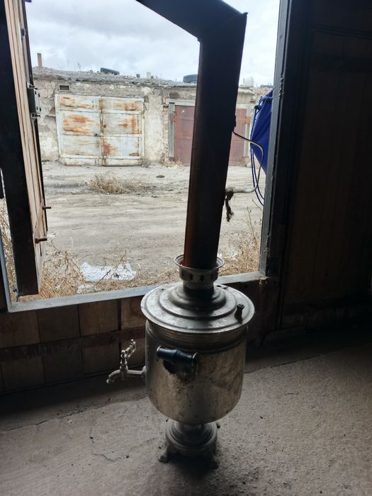 Самовар советский на дровах