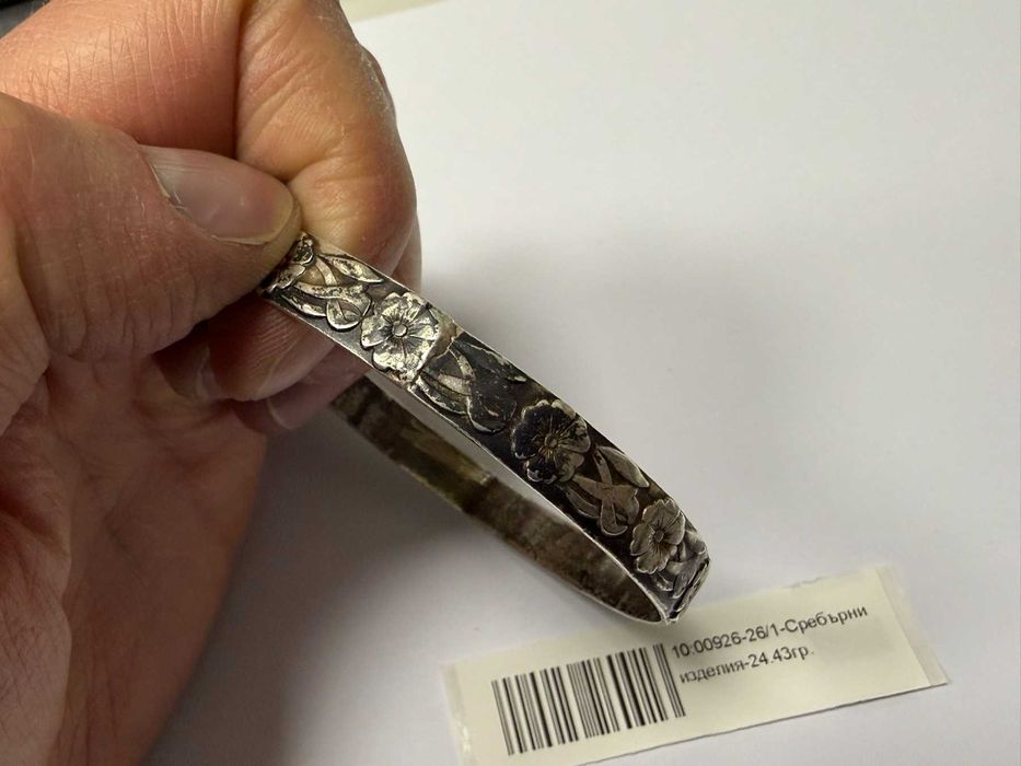 Дамска сребърна гривна - 24.43гр.