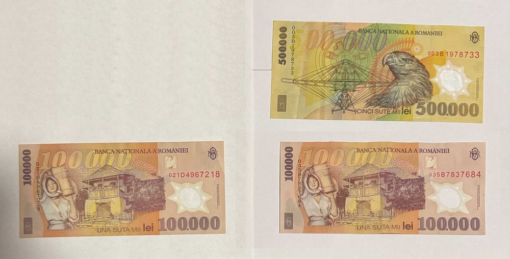 Bancnote vechi Romania