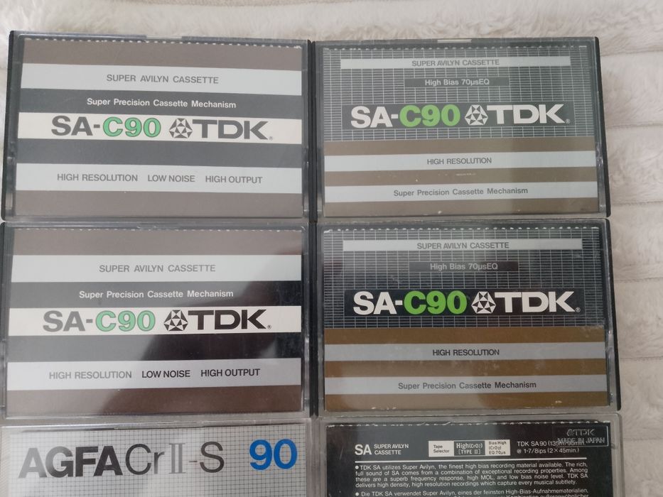 Casete audio, mini colecție. TDK SA-C 90, Pink Floyd.