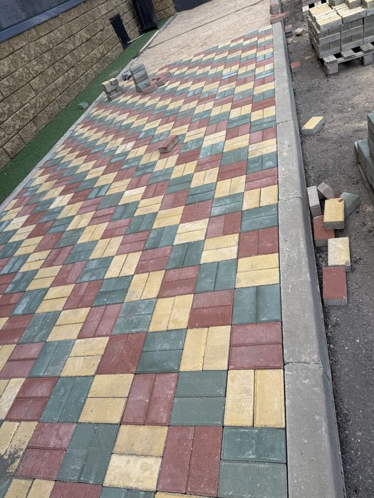 Укладка брусчатки