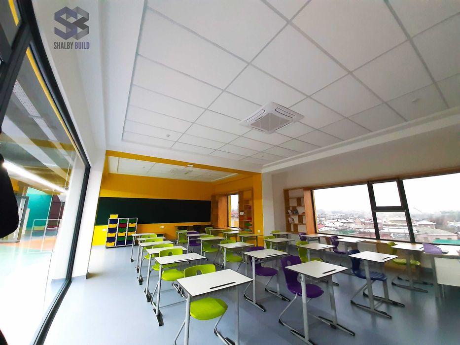 Звукопоглощающие и звукоизолирующие потолки Армстронг (Armstrong)