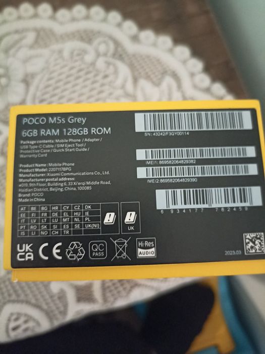 Продается телефон POCO М5s