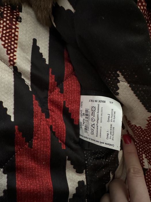 Palton cu blana naturala de vulpe