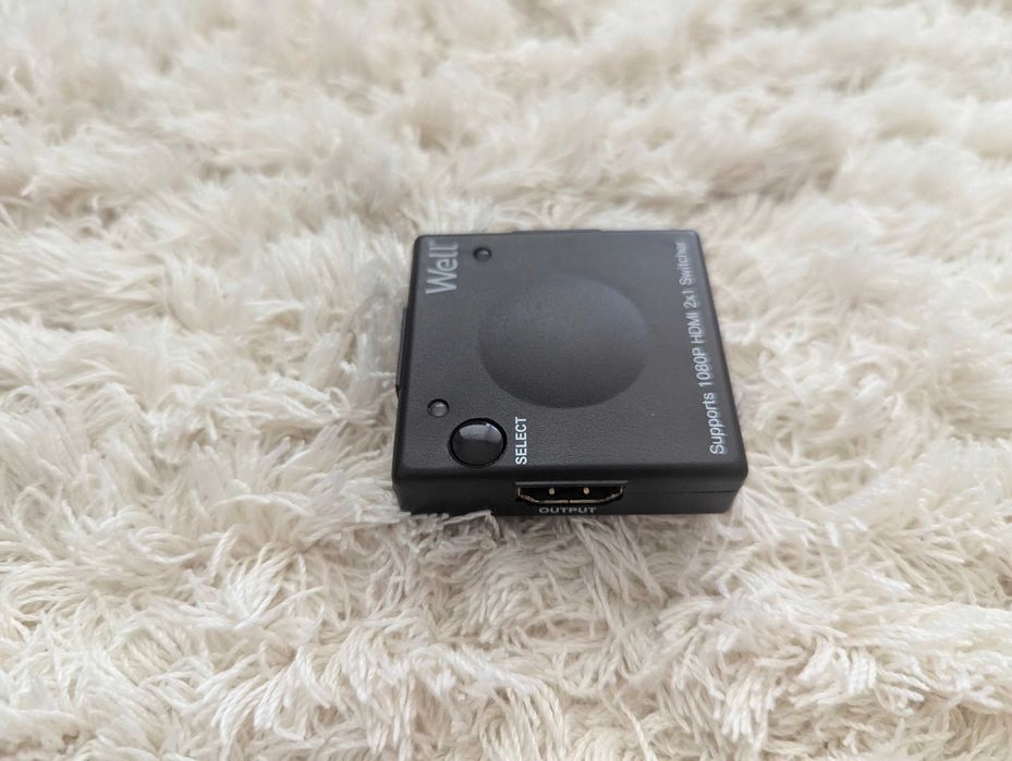 Switch HDMI Well, 3 intrari, FullHD, V1.3, cu telecomanda