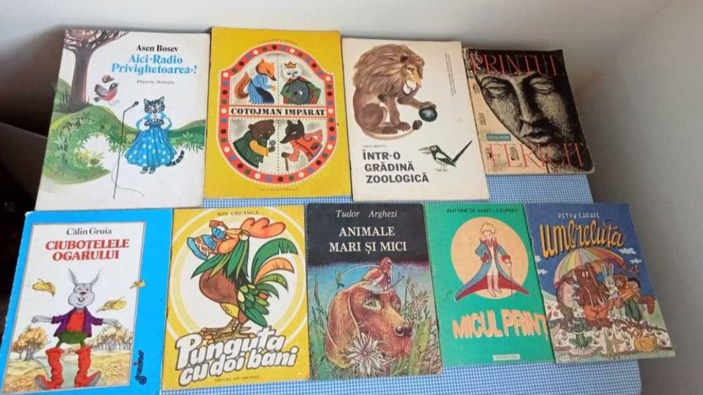 Carti carticele pentru copii, vechi din perioada Comunista RSR