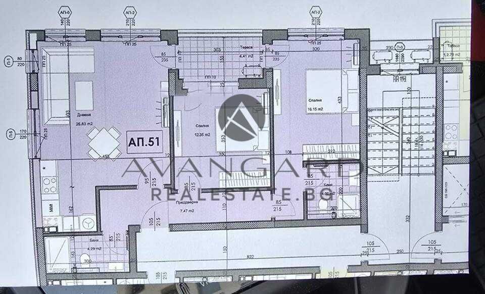 Продава се Тристаен апартамент в Пловдив, Кършияка - 113 кв.м за 805 €/кв.м - Снимка #14