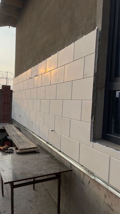 Фибробетон травертин термопанель