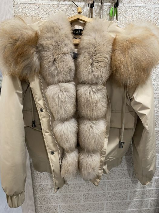 Зимняя куртка мех лиса