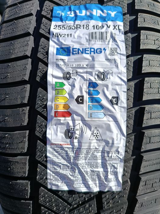 НОВИ ЗИМНИ -18цола -255/55-1бр.-175лв."SUNNY"-с монтаж и баланс