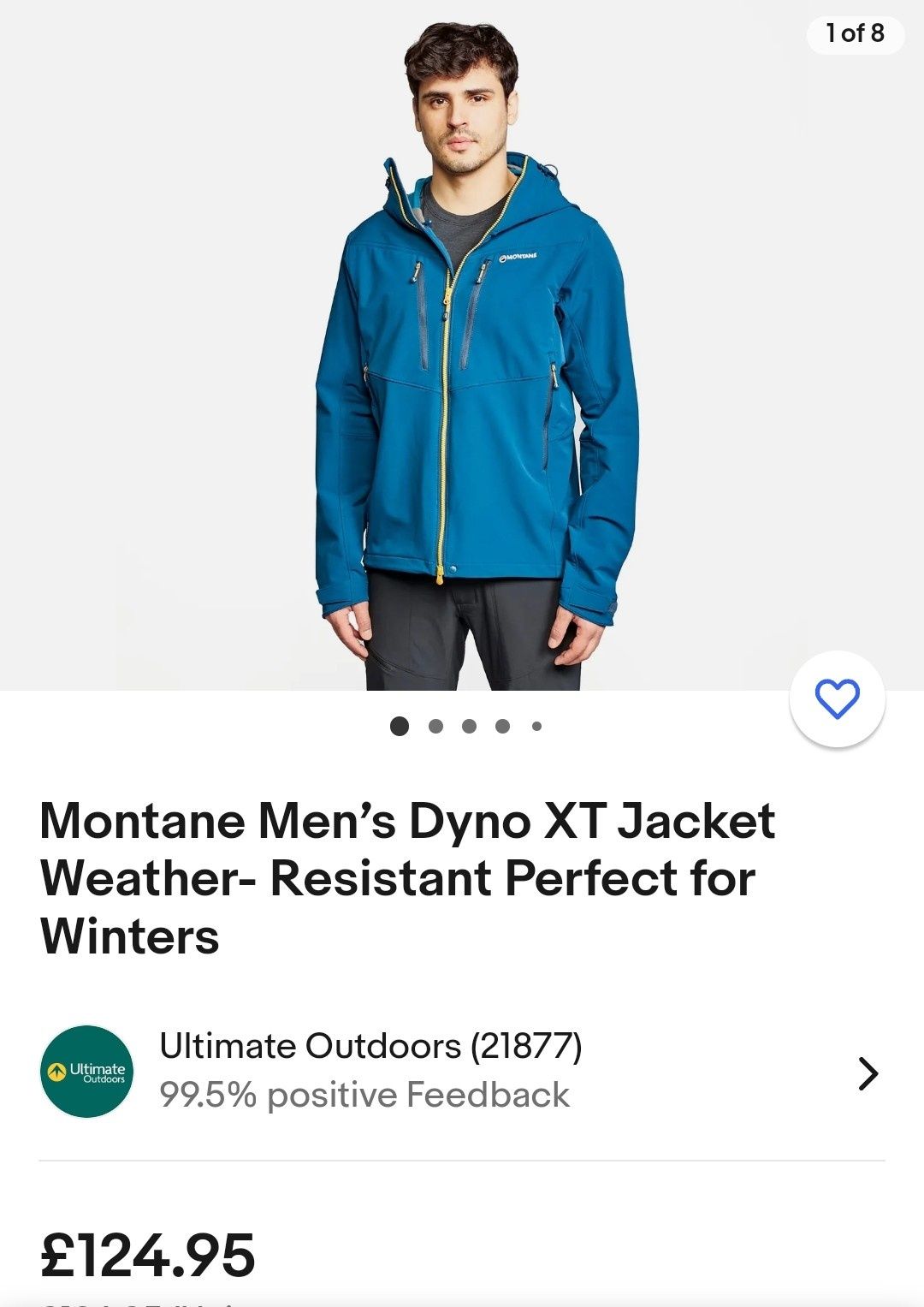 Montane Men’s Dyno XT Jacket Weather- Resistant Perfect for Winters ...