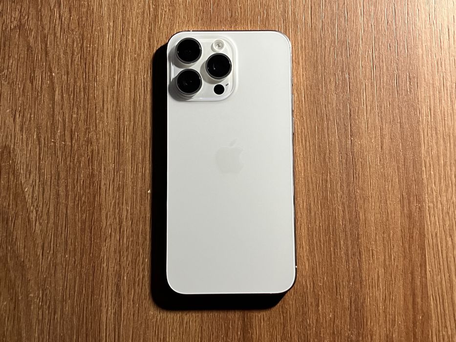 iPhone 15 Pro Max 256 Gb Alb Impecabil White Titanium