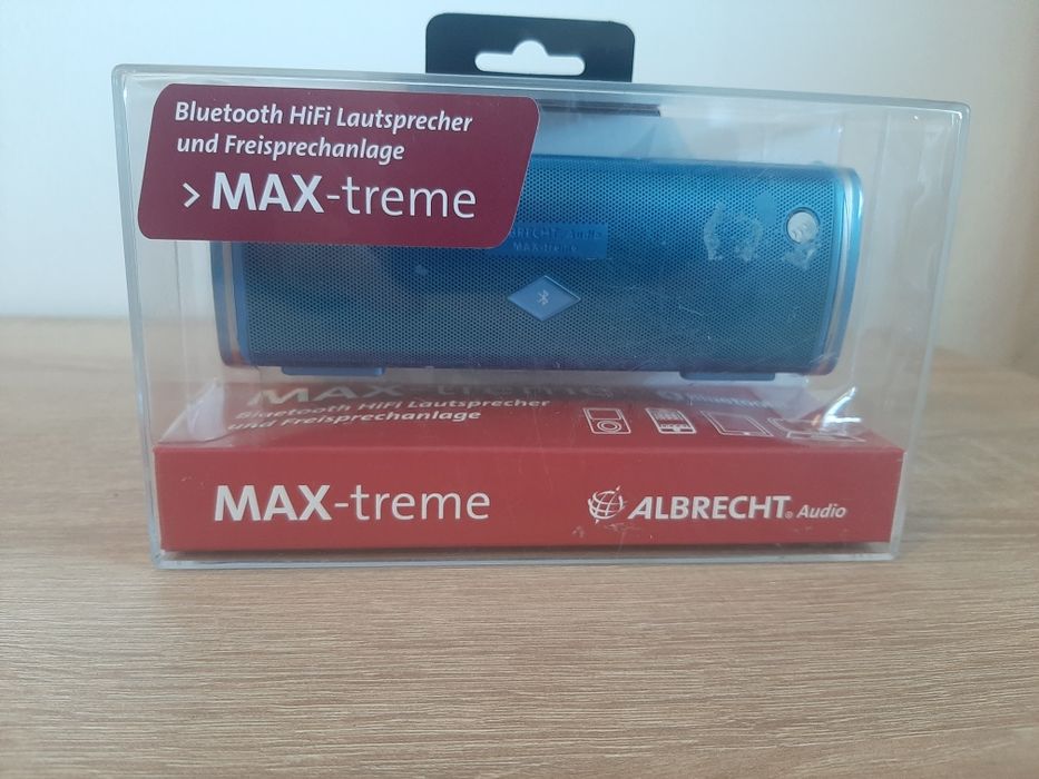 Boxă Bluetooth Albrecht MAX-treme – Sigilată, carcasă metal, NOU