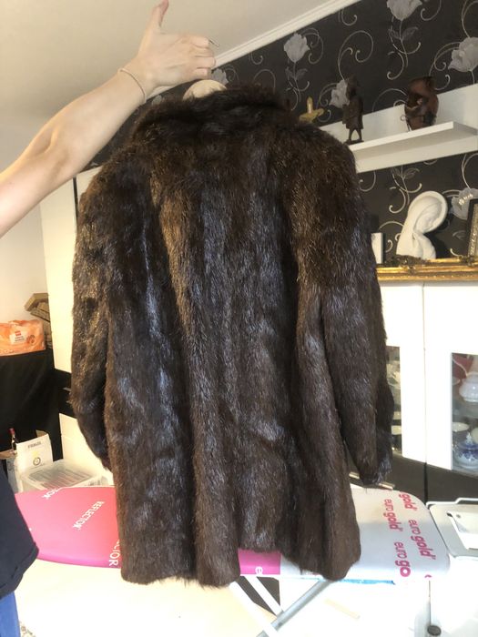 Blana de castor de femei, naturala