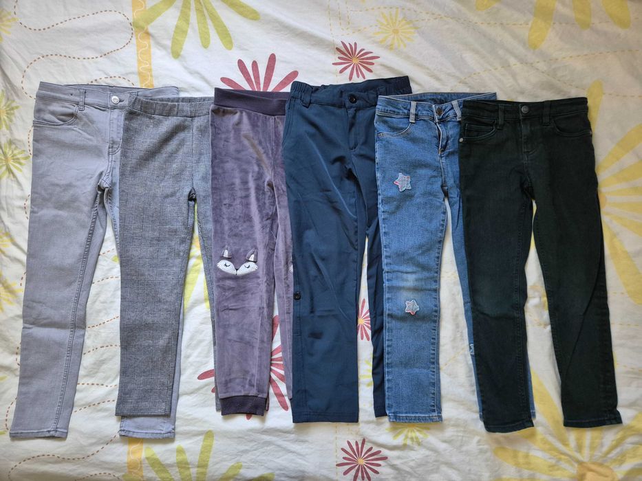Lot pantaloni copii nr. 122-128, 6-8 ani