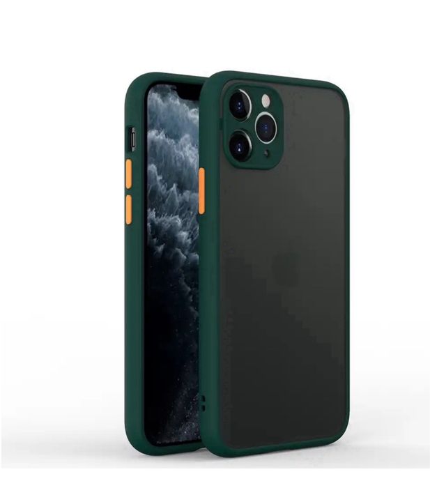 Husa Hybrid Gase Spate Plastic Mat - Iphone 11/12/13/14 PRO MAX