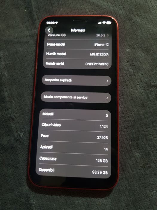 Iphone 12 128gb red edition