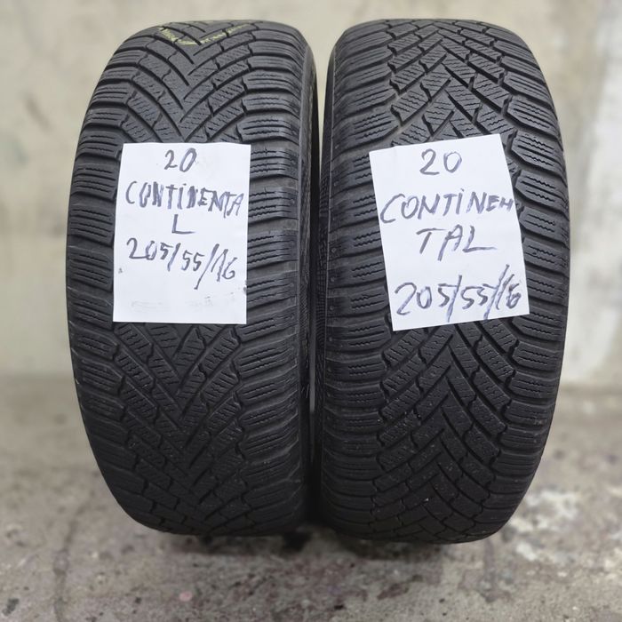 2×205/55/16 M+S.CONTINENTAL 2020.Stare excelenta.